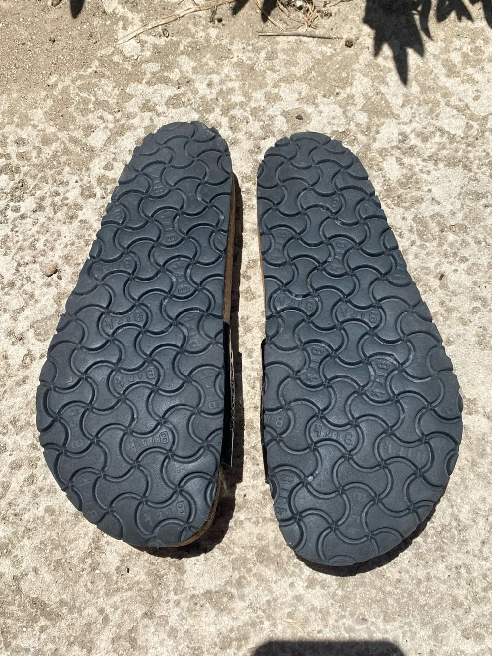 Birkenstock Madrid Single Strap Slide Sandals EU 39 US 8 Patent Leather reg wide